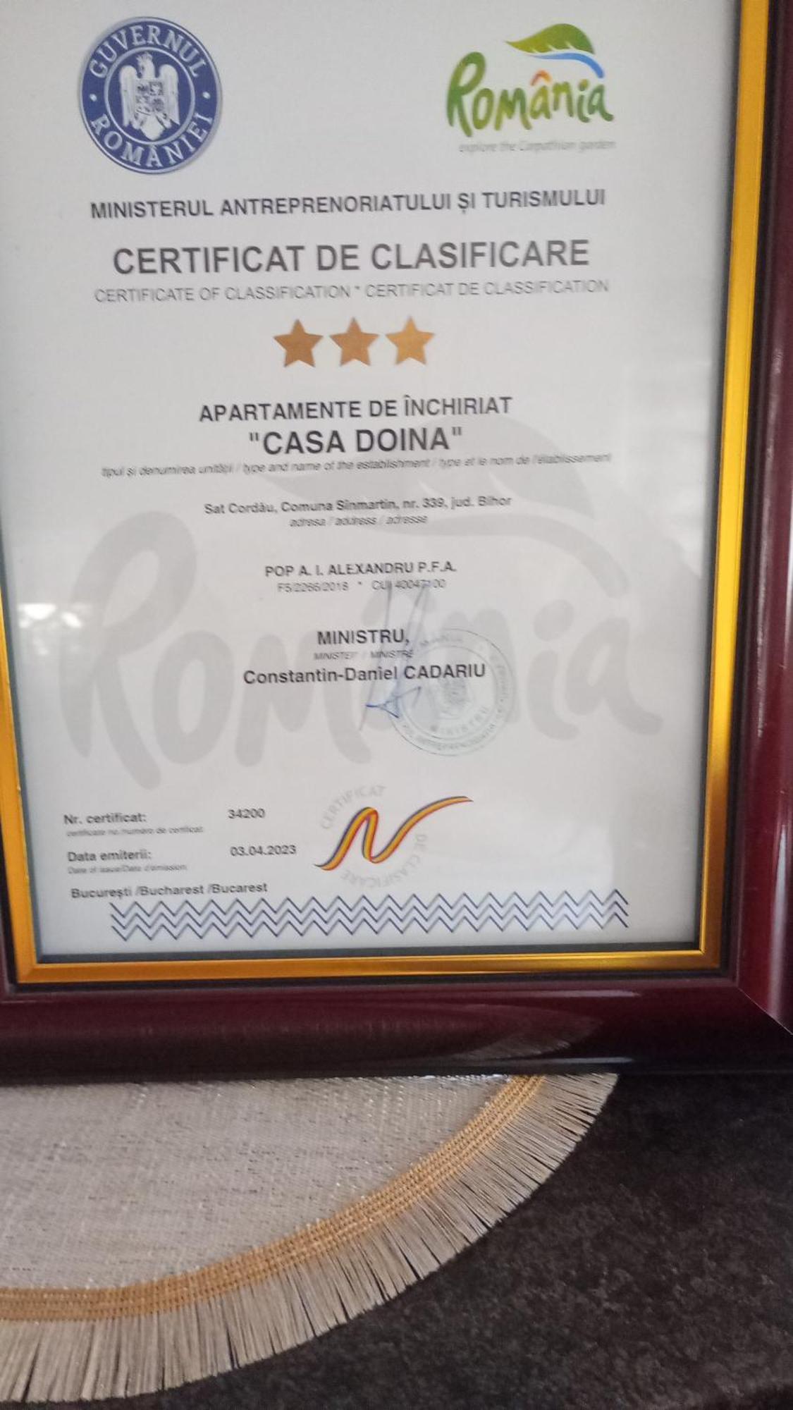 Casa Doina Lägenhet Băile Felix Exteriör bild